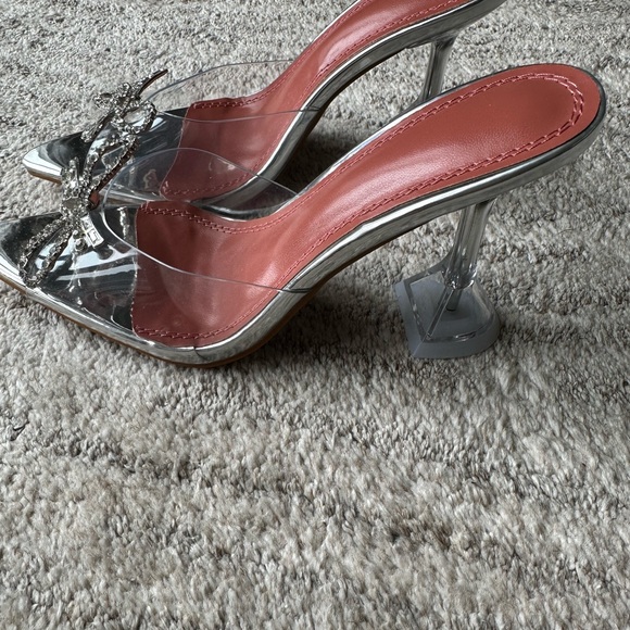 Clear Embellished heels - Picture 4 of 5